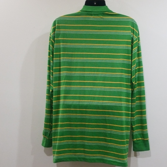 Polo by Ralph Lauren men's green striped shirt - Picture 6 of 8